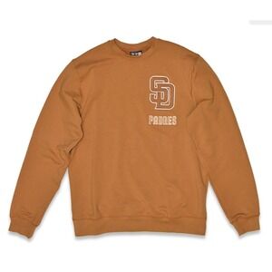 New Era San Diego Padres‎ MLB Brown Crew Neck Sweatshirt Mens XL Baseball NEW